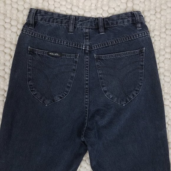 Rolla's Dusters High Rise Relaxed Fit Jeans Dark Gray Sz 26 - Picture 5 of 8